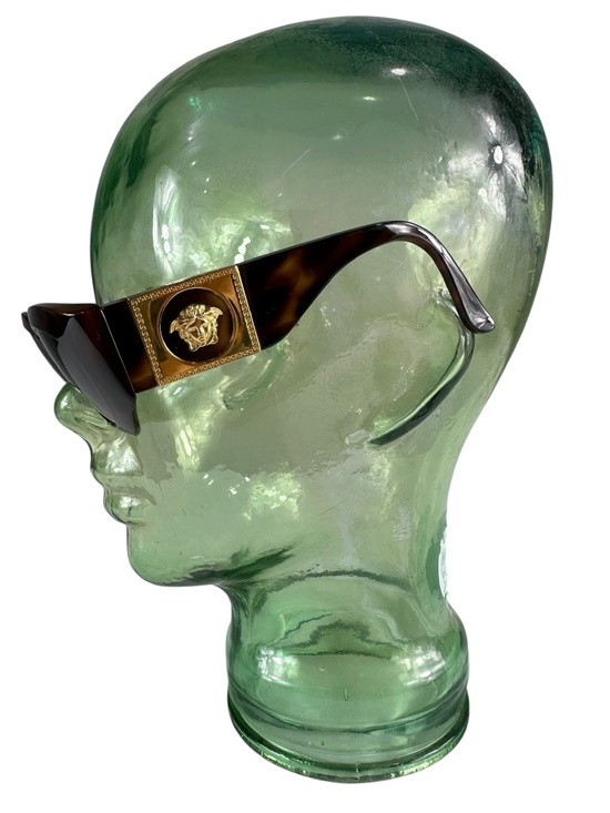 Vintage GIANNI VERSACE 420/C Medusa Tortoise Gold Medusa Sunglasses 90s main image 4